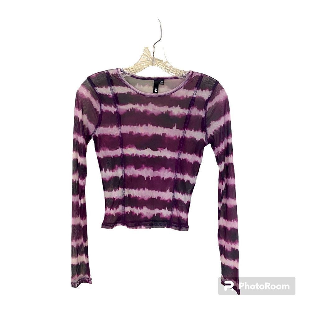 Purple Mesh Garage Long Slueeve - Picture 4 of 10